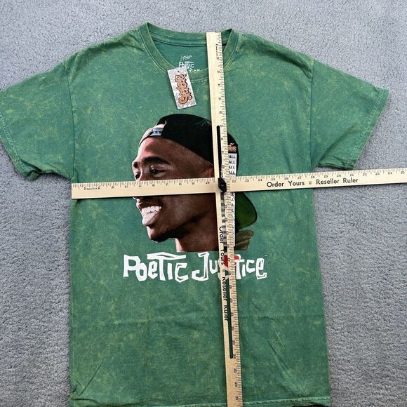 Tupac T-Shirt Mens 2PAC‎ Poetic Justice Movie 90s Style Hip Hop Rap Size Small - Picture 5 of 8